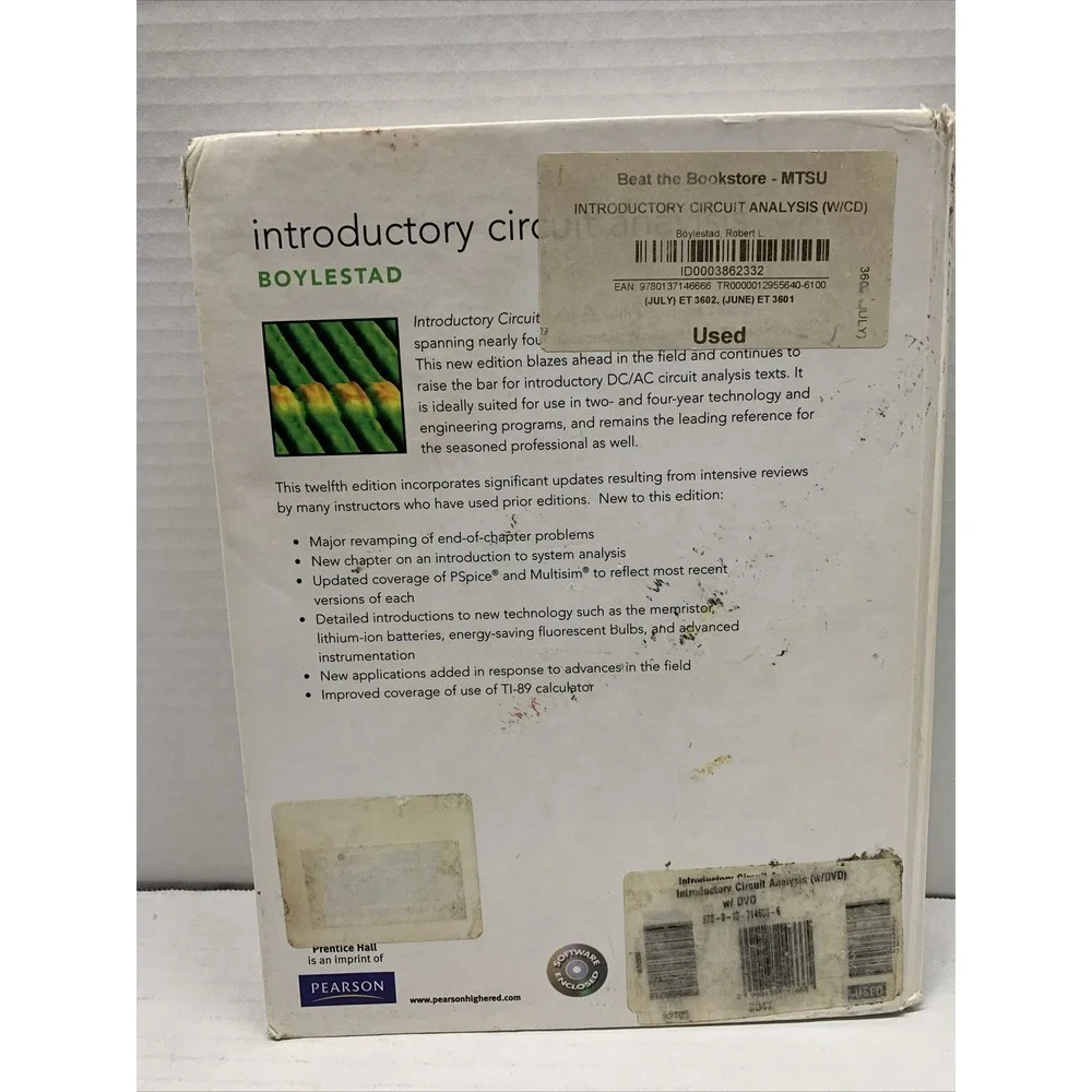 Introductory Circuit Analysis (12th Edition) by Boylestad, Robert L.